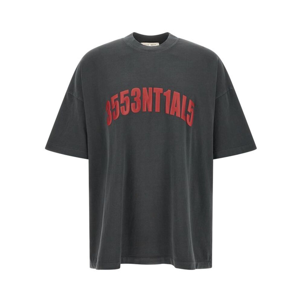 FEAR OF GOD ESSENTIAL Gray Cotton Men's T-Shirt